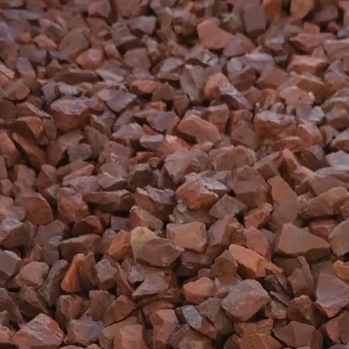 Red Relsite stone in Omagh