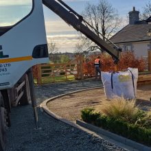 Delivery of stones in house in Omagh